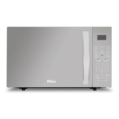 Micro-ondas Philco 26l Branco com Frente Espelhada